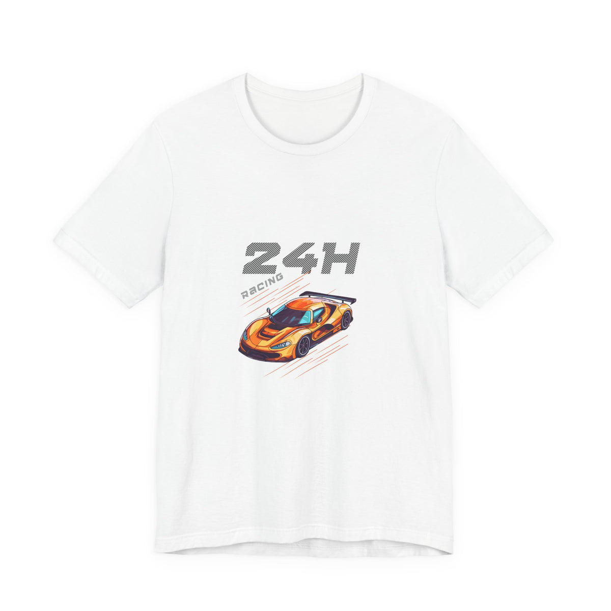24H Racing Sports Car Tee - Performance Race Car Graphic T-Shirt - Dreams Deals Store