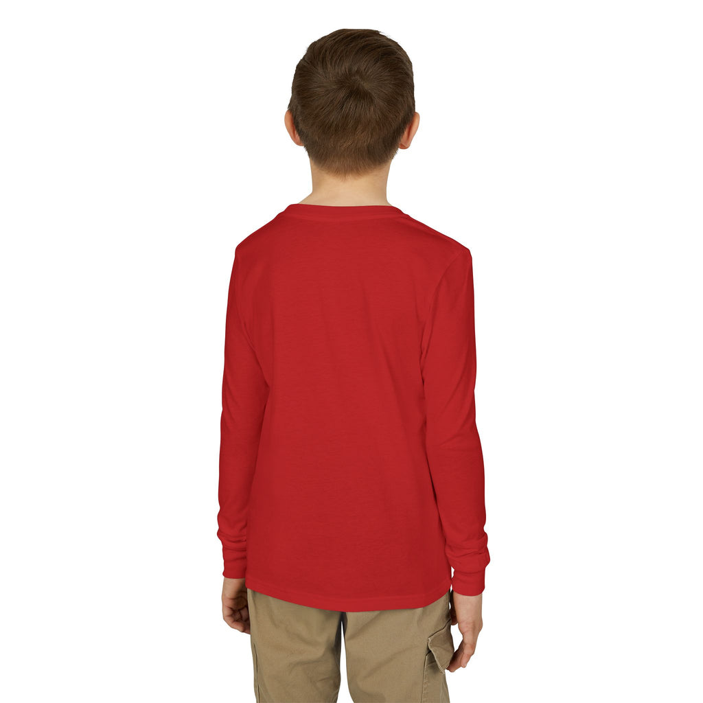 Youth Long Sleeve Tee – Red Sports Car Graphic - Dreams Deals Store