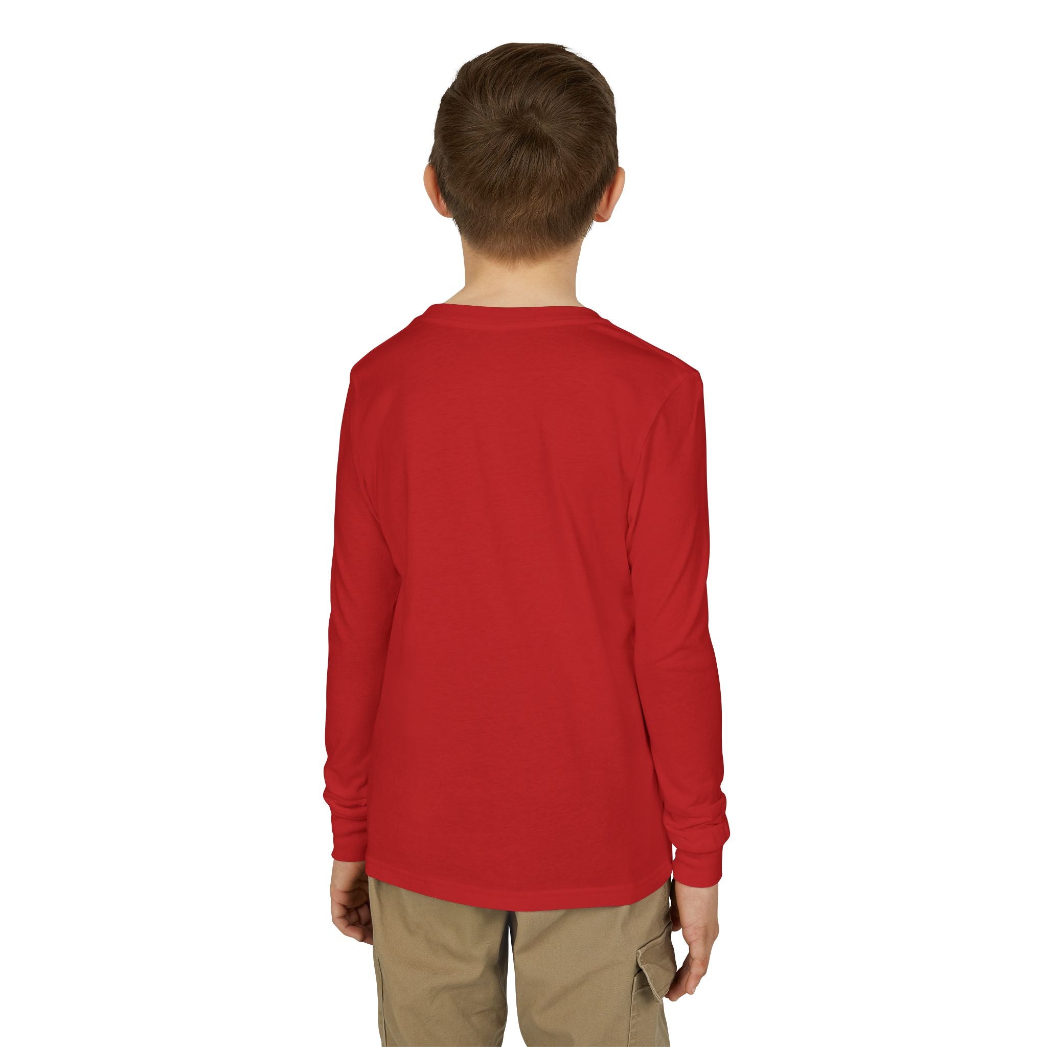 Youth Long Sleeve Tee – Red Sports Car Graphic - Dreams Deals Store
