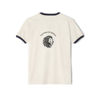 Lion Head Ringer T-Shirt — "The King of World" Vintage Casual Tee - Dreams Deals Store