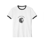 Lion Head Ringer T-Shirt — "The King of World" Vintage Casual Tee - Dreams Deals Store
