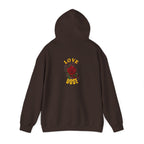 Hoodie "Love Dose" Rose Graphic – Cozy Floral Streetwear Pullover - Dreams Deals Store