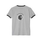 Lion Head Ringer T-Shirt — "The King of World" Vintage Casual Tee - Dreams Deals Store