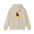 Hoodie "Love Dose" Rose Graphic – Cozy Floral Streetwear Pullover - Dreams Deals Store
