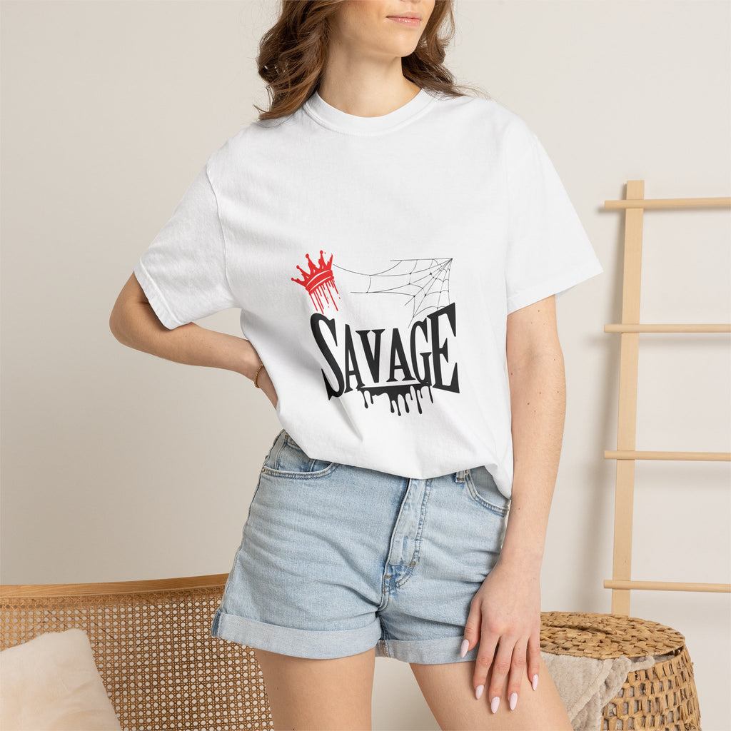 Savage Crown Tee — Graphic Streetwear T-Shirt