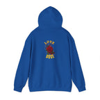 Hoodie "Love Dose" Rose Graphic – Cozy Floral Streetwear Pullover - Dreams Deals Store