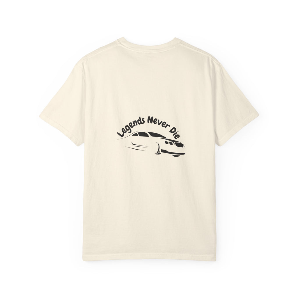 Legends Never Die T-Shirt — Retro Race Car Graphic Tee - Dreams Deals Store