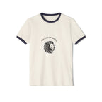 Lion Head Ringer T-Shirt — "The King of World" Vintage Casual Tee - Dreams Deals Store