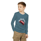 Youth Long Sleeve Tee – Red Sports Car Graphic - Dreams Deals Store