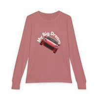 Youth Long Sleeve Tee – Red Sports Car Graphic - Dreams Deals Store