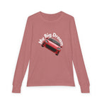 Youth Long Sleeve Tee – Red Sports Car Graphic - Dreams Deals Store