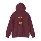 Hoodie "Love Dose" Rose Graphic – Cozy Floral Streetwear Pullover - Dreams Deals Store