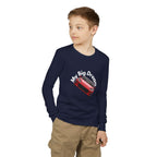 Youth Long Sleeve Tee – Red Sports Car Graphic - Dreams Deals Store