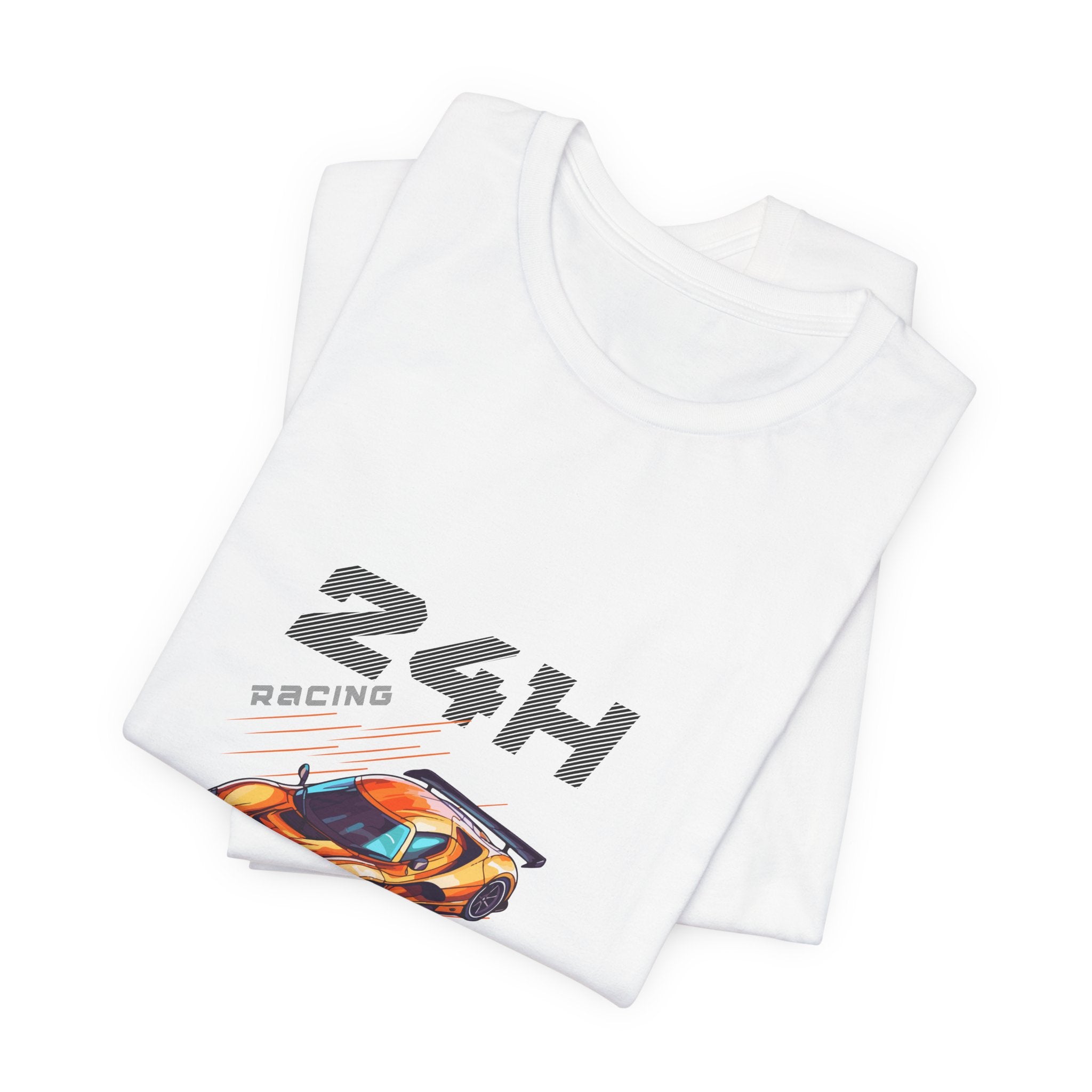 24H Racing Sports Car Tee - Performance Race Car Graphic T-Shirt - Dreams Deals Store